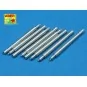 8 pcs 380mm short barrels for Richeulieu, 1/350 - Aber Models RE-35...