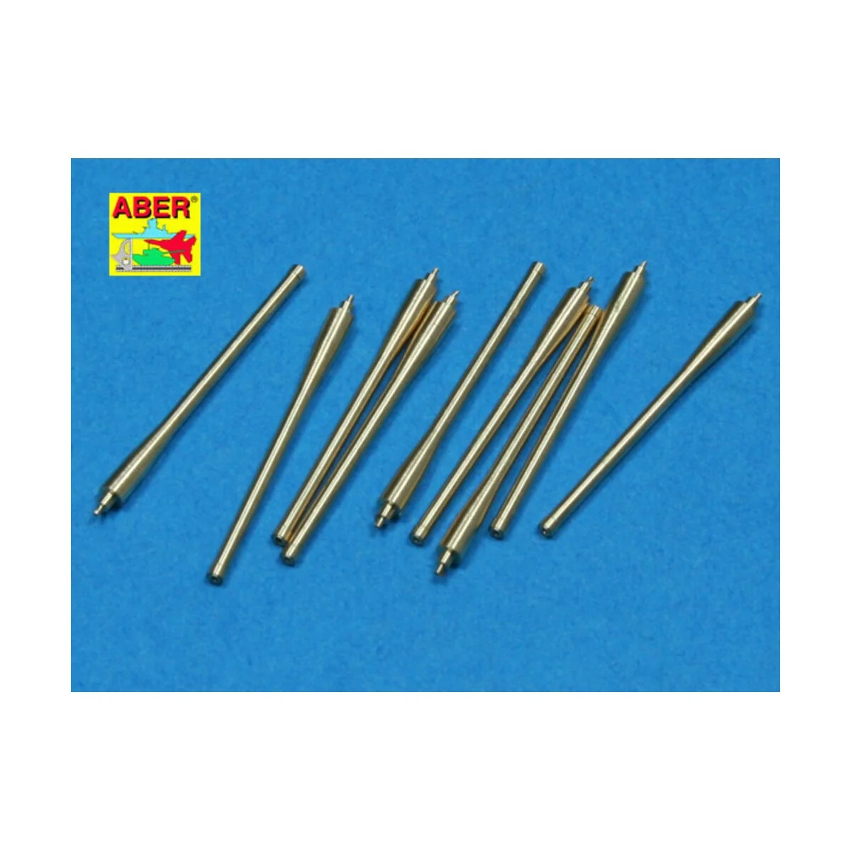9 pcs 152 mm barrels for Richeulieu, 1/350 - Aber Models RE-350 L40