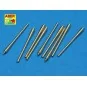 9 pcs 152 mm barrels for Richeulieu, 1/350 - Aber Models RE-350 L40