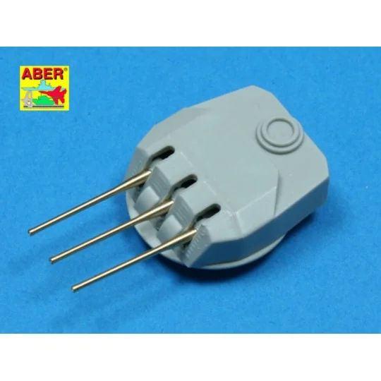9 pcs 152 mm barrels for Richeulieu, 1/350 - Aber Models RE-350 L40