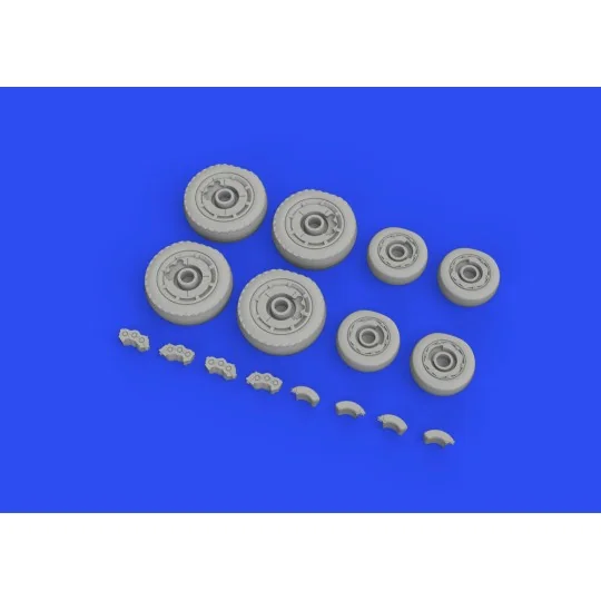 CH-47A wheels for HOBBY BOSS, 1/48 - Eduard Accessories 648734