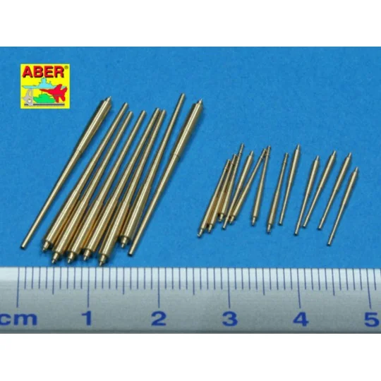 Set of Barrels for Prinz Eugen, 1/350 - Aber Models RE-350 L45