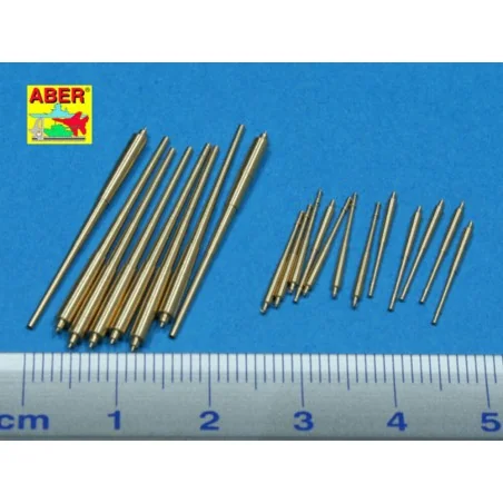 Set of Barrels for Prinz Eugen, 1/350 - Aber Models RE-350 L45
