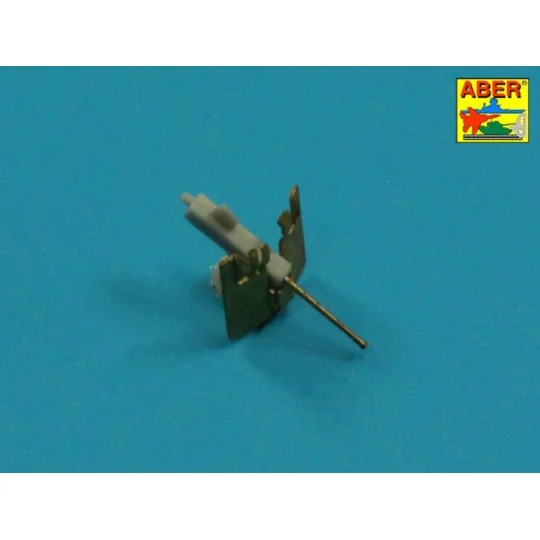 6 pcs 4 cm Flak 28 barrels with shields, 1/350 - Aber Models RE-350...