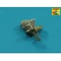 16 pcs 2cm barrels for Flakvierling 38, 1/350 - Aber Models RE-350 L47