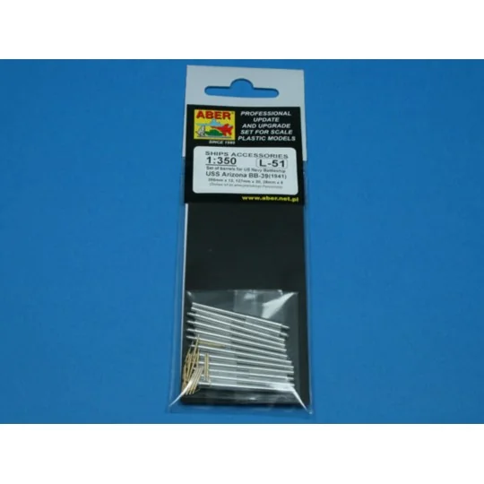 Barrels for Arizona, 1/350 - Aber Models RE-350 L51