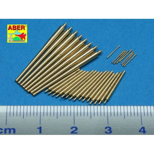 Barrels for Pola crusier, 1/350 - Aber Models RE-350 L50