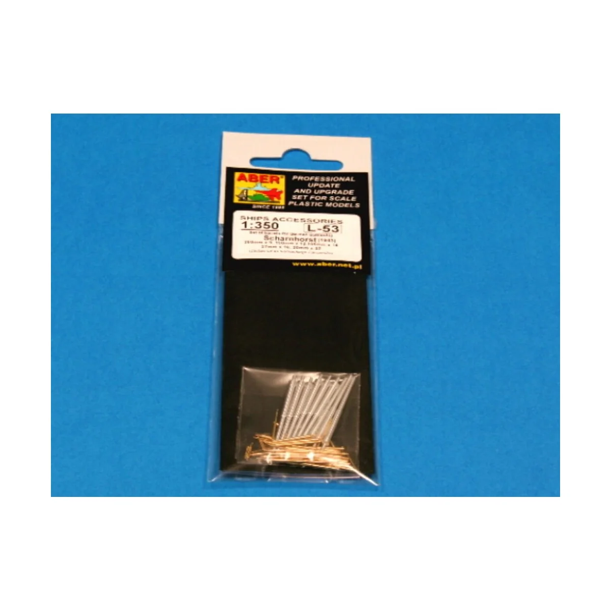 Barrels for Scharnhorst(1943), 1/350 - Aber Models RE-350 L53