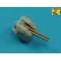 Barrels for Pola crusier, 1/350 - Aber Models RE-350 L50