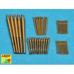 Barrels for Narvic destroyers 1936B, 1/350 - Aber Models RE-350 L55