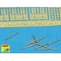 3, 7cm barrels for Flak 42, 1/350 - Aber Models RE-350 L56