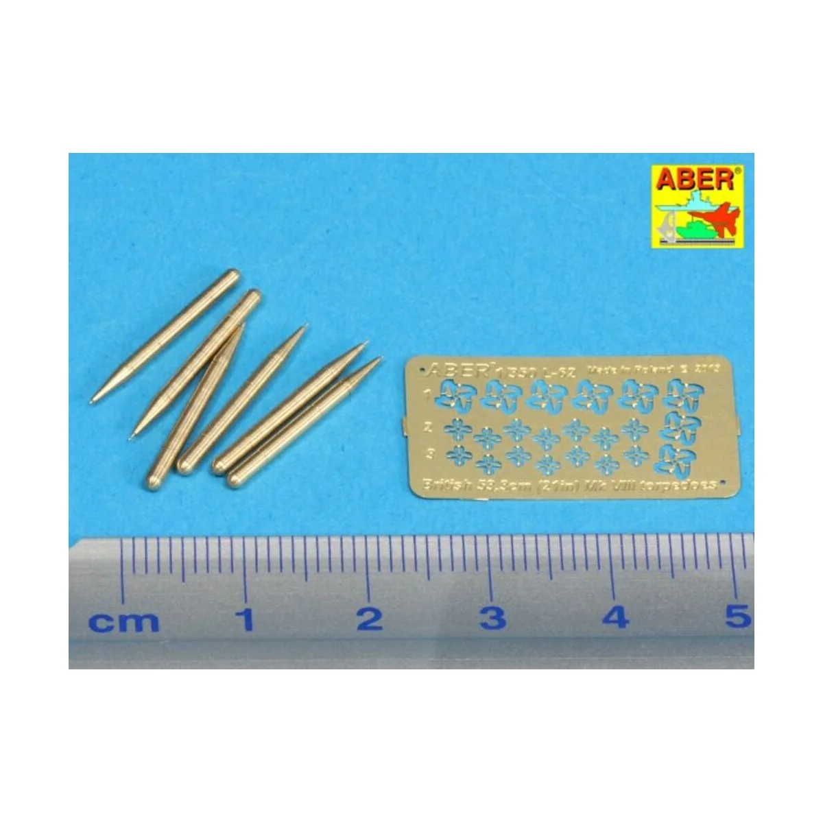 British torpedoes MK.VIII, 1/350 - Aber Models RE-350 L62