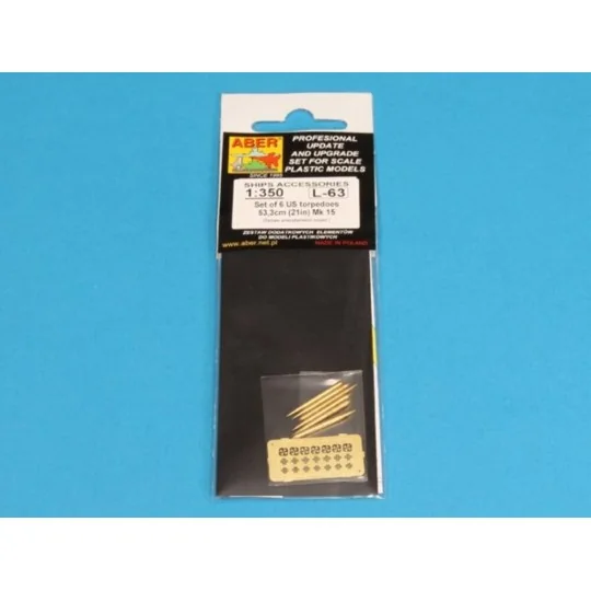 US torpedoes MK.15, 1/350 - Aber Models RE-350 L63