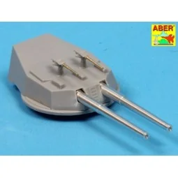 Barrels for Dreadnought, 1/350 - Aber Models RE-350 L65 2