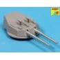 Barrels for Dreadnought, 1/350 - Aber Models RE-350 L65