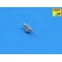 Set of barrels an periscopes for U-Boot VII, 1/350 - Aber Models RE...