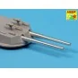Barrels for Dreadnought, 1/350 - Aber Models RE-350 L65