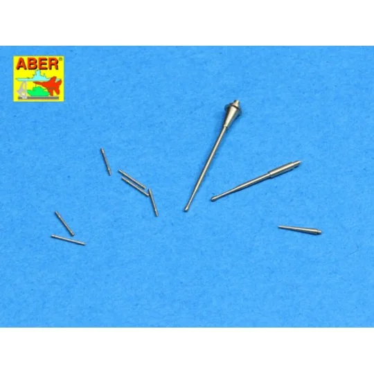 Set of barrels an periscopes for U-Boot VII, 1/350 - Aber Models RE...
