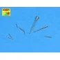 Set of barrels an periscopes for U-Boot VII, 1/350 - Aber Models RE...