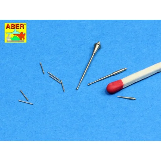 Set of barrels an periscopes for U-Boot VII, 1/350 - Aber Models RE...