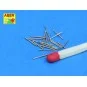 Set of 20 pcs 37mm/54 breda gun barrels, 1/350 - Aber Models RE-350...
