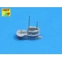 Set of barrels an periscopes for U-Boot VII, 1/350 - Aber Models RE...