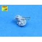 Set of 20 pcs 37mm/54 breda gun barrels, 1/350 - Aber Models RE-350...