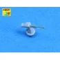 Set of 20 pcs 37mm/54 breda gun barrels, 1/350 - Aber Models RE-350...
