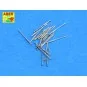 Set of 20 pcs 20mm/65 breda gun, 1/350 - Aber Models RE-350 L69