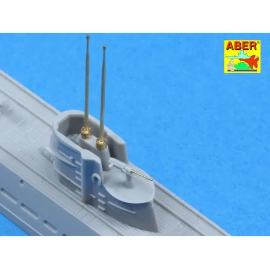 Set of barrels and periscopes for U-Boot type IX, 1/350 - Aber Mode...