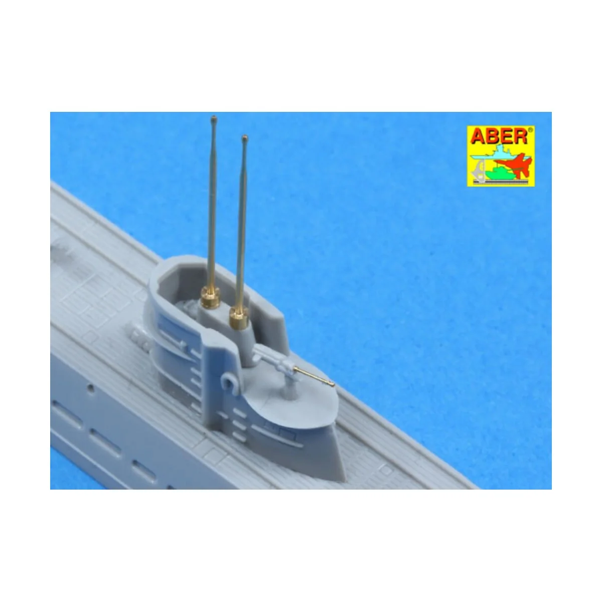 Set of barrels and periscopes for U-Boot type IX, 1/350 - Aber Mode...