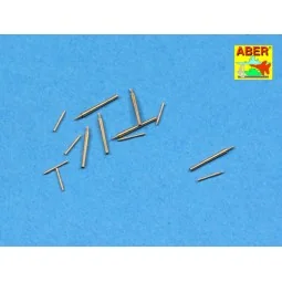 Set of barrels for KAGERO, 1/350 - Aber Models RE-350 L71 2