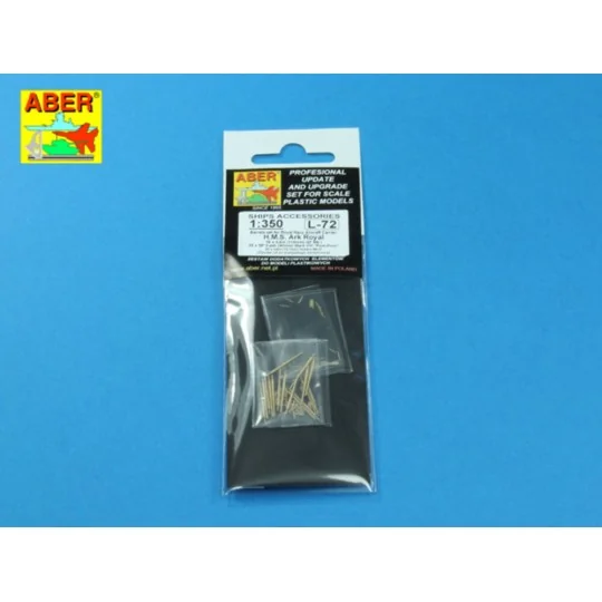 Barrels set for H.M.S. Ark Royal, 1/350 - Aber Models RE-350 L72