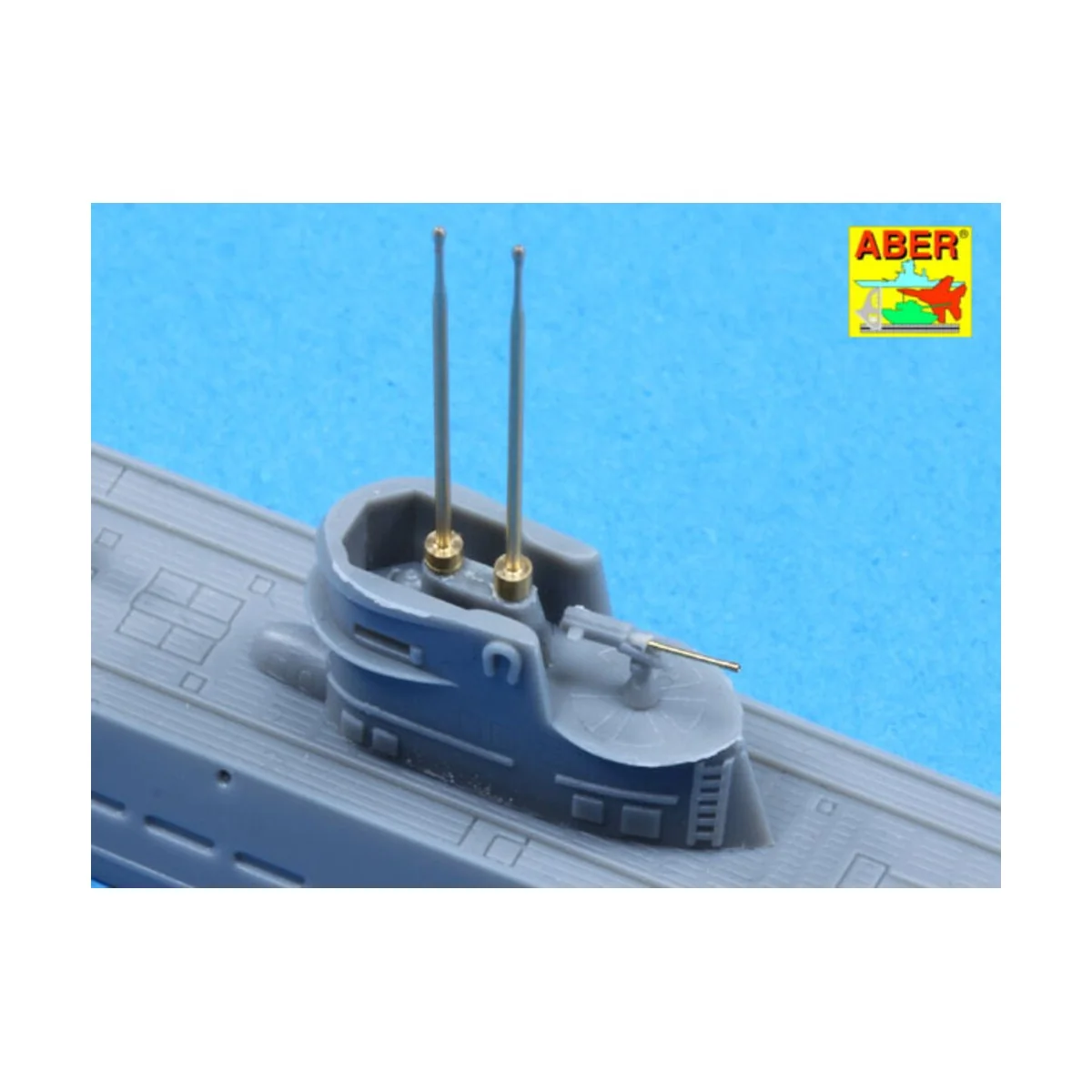 Set of barrels and periscopes for U-Boot type IX, 1/350 - Aber Mode...