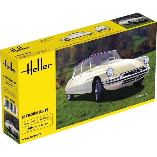 Citroen DS 19, 1/43 - Heller 80162 Citroen DS 19, 1/43 - Heller 80162