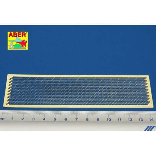 Aslant railing 45, 1/350 - Aber Models RE-350-03
