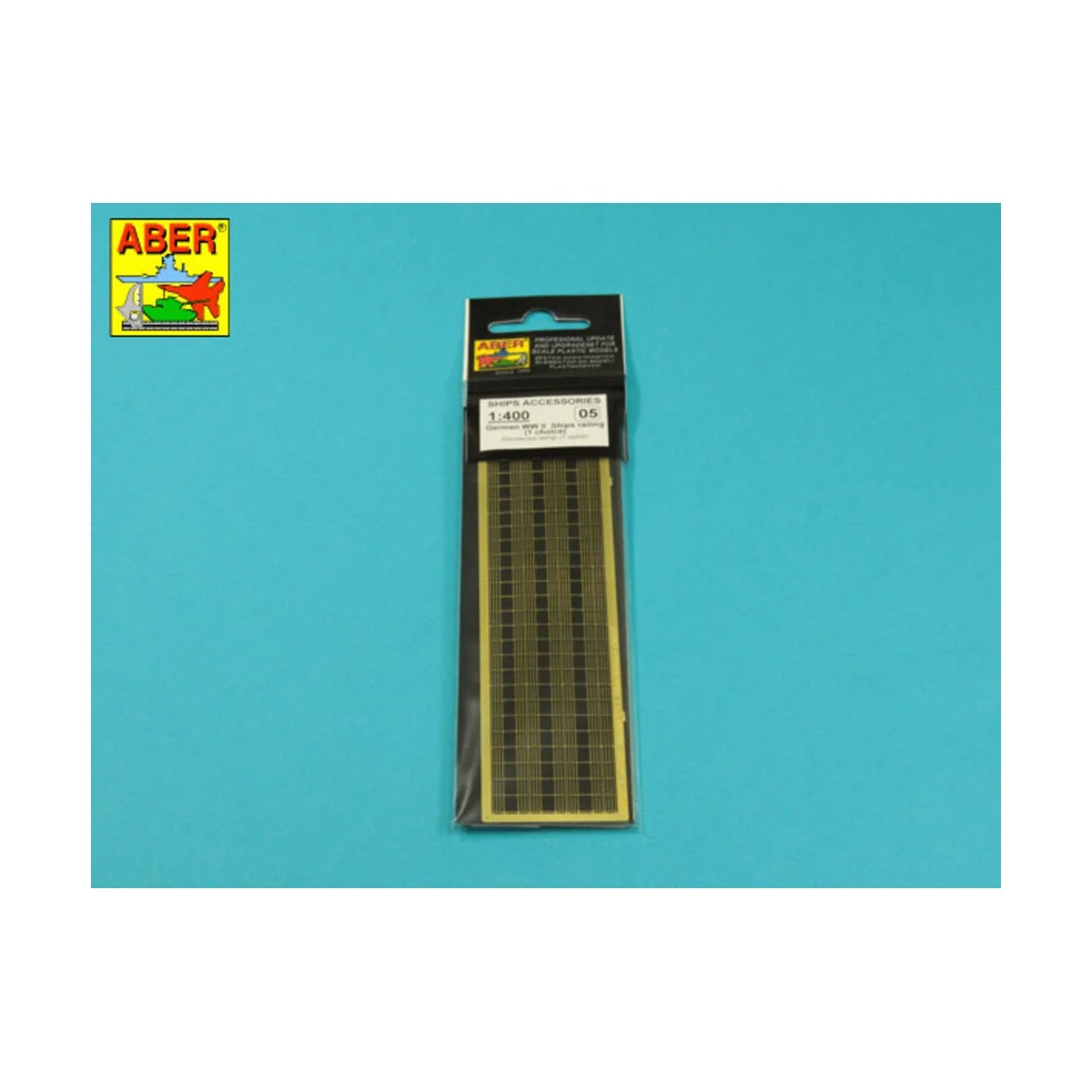 German WWII Ships railing ( 1 choice ), 1/400 - Aber Models RE-400-05