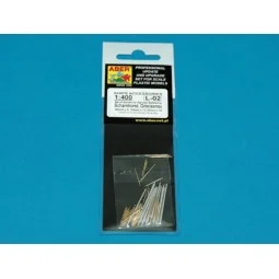 Set of barrels for Sharnhorst, Gnieisenau, 1/400 - Aber Models RE-4...
