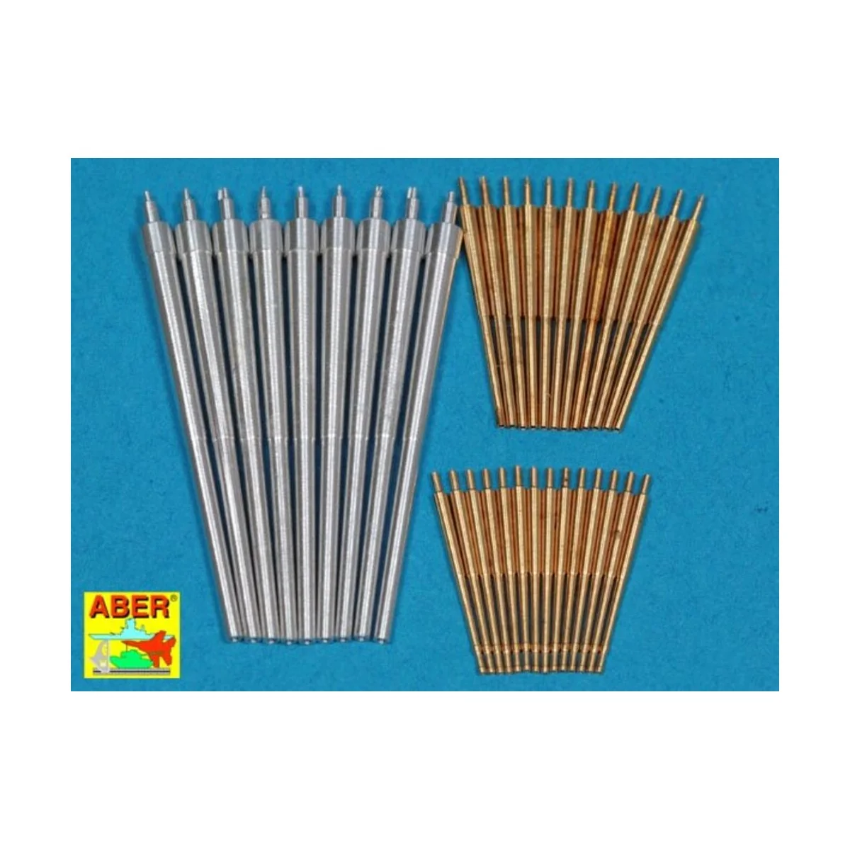 Set of barrels for Sharnhorst, Gnieisenau, 1/400 - Aber Models RE-4...