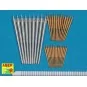 Set of barrels for Sharnhorst, Gnieisenau, 1/400 - Aber Models RE-4...