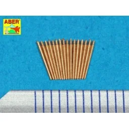 Set of 16 pcs 37mm barrels SK C/30, 1/400 - Aber Models RE-400-L03 2