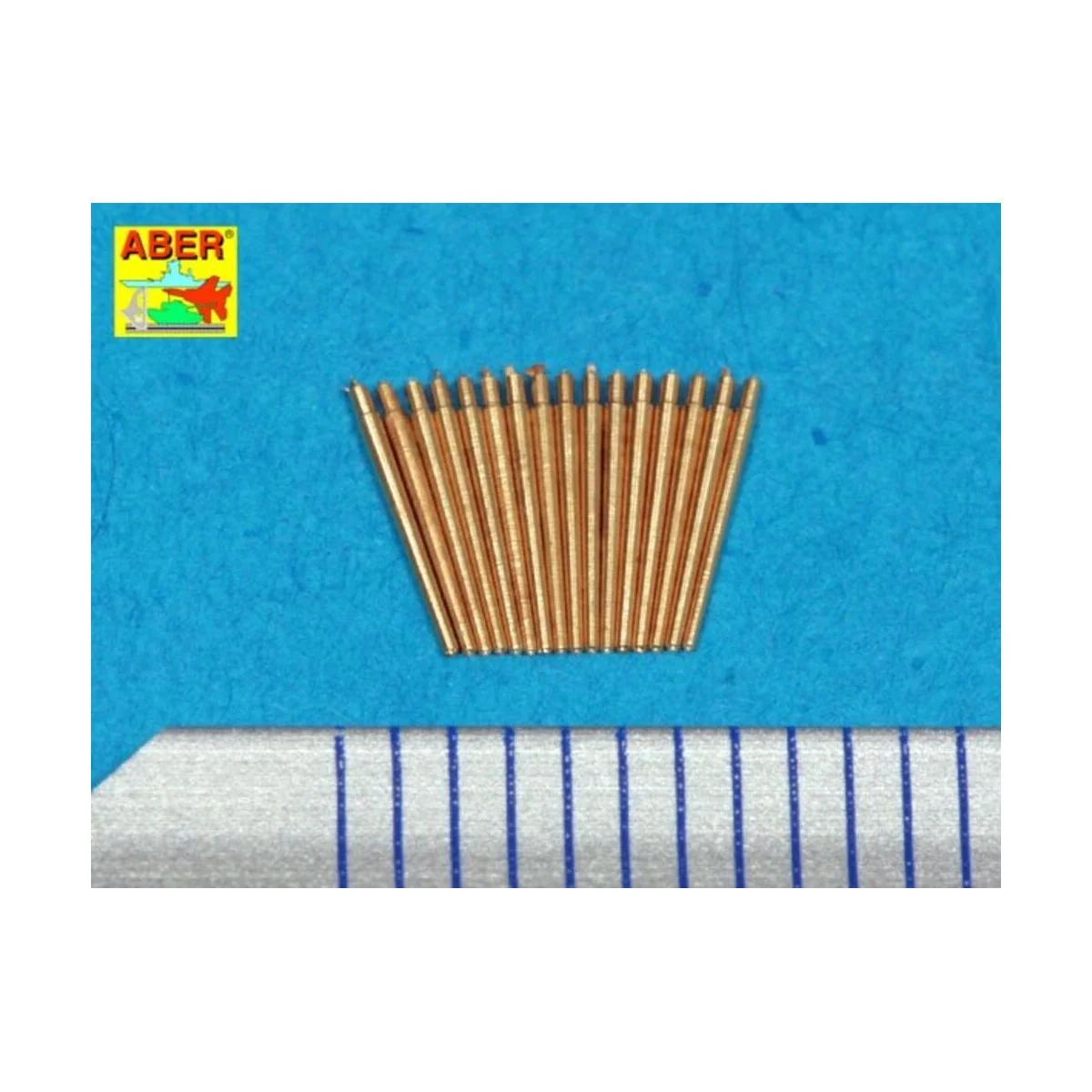 Set of 16 pcs 37mm barrels SK C/30, 1/400 - Aber Models RE-400-L03
