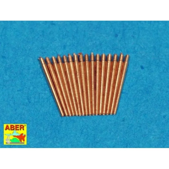 Set of 16 pcs 37mm barrels SK C/30, 1/400 - Aber Models RE-400-L03