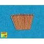 Set of 16 pcs 37mm barrels SK C/30, 1/400 - Aber Models RE-400-L03