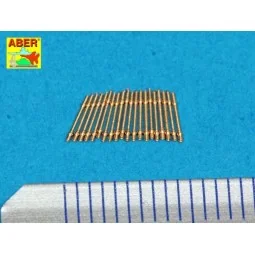 Set of 20 pcs 20mm barrels MG C/30, 1/400 - Aber Models RE-400-L05 2