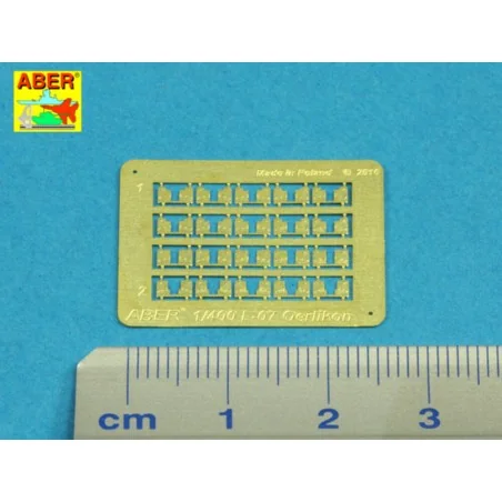Set of 20 pcs 20mm L/70 Oerlikon barrels, 1/400 - Aber Models RE-40...