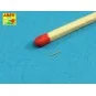 Set of 20 pcs 20mm L/70 Oerlikon barrels, 1/400 - Aber Models RE-40...