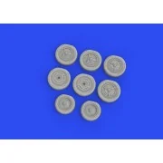 SR-71A wheels 1/48 - Eduard Accessories 648740