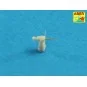 Set of 20 pcs 20mm L/70 Oerlikon barrels, 1/400 - Aber Models RE-40...