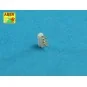 Set of 20 pcs (12, 7mm) Vickers Mk.III, 1/400 - Aber Models RE-400-L10